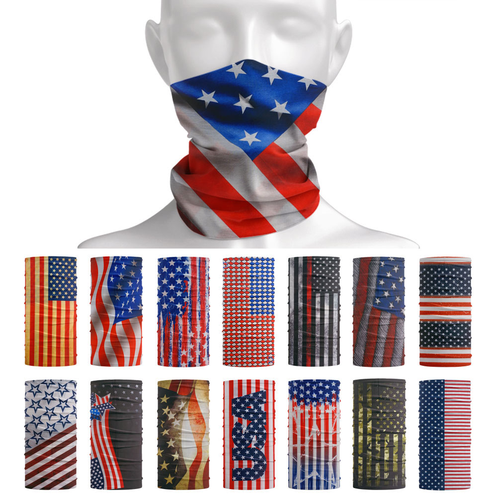 USA Flag Pattern Sun Protectiv - Headband Summer Knit incelemesi ve fiyatı