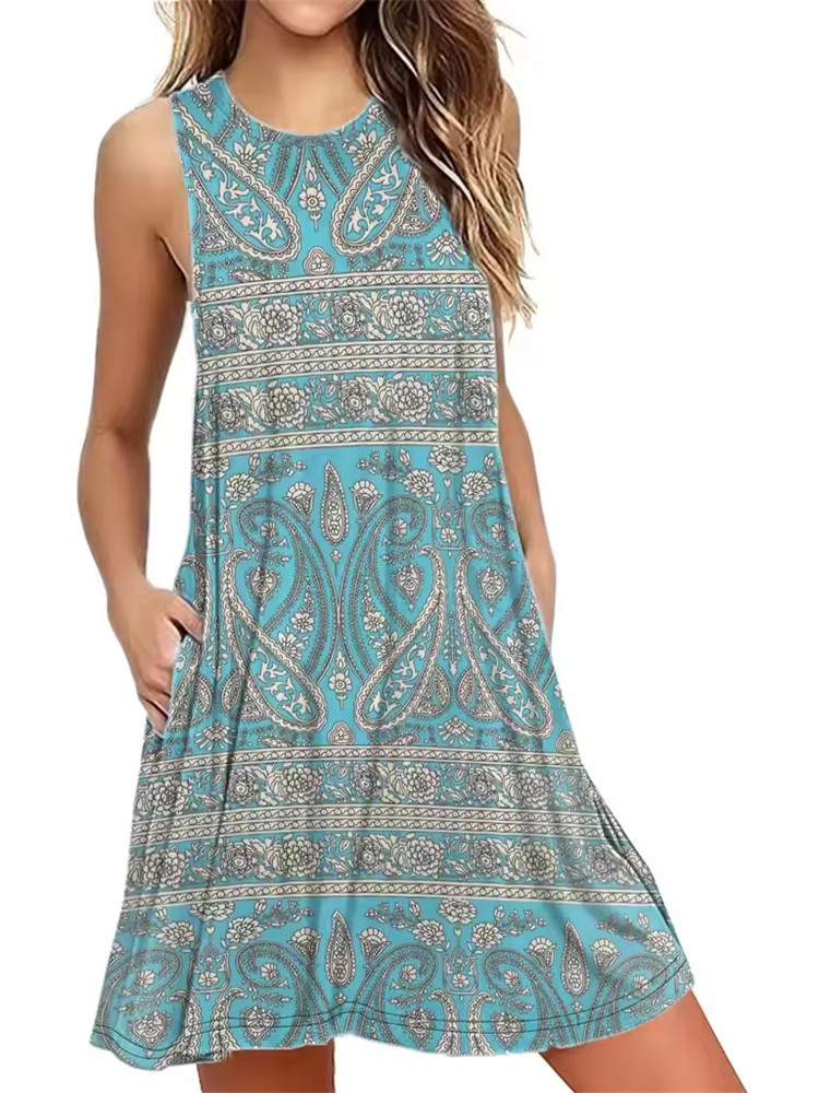 9XL Plus Size Sundress Loose F - Romper Floral Print incelemesi ve fiyatı