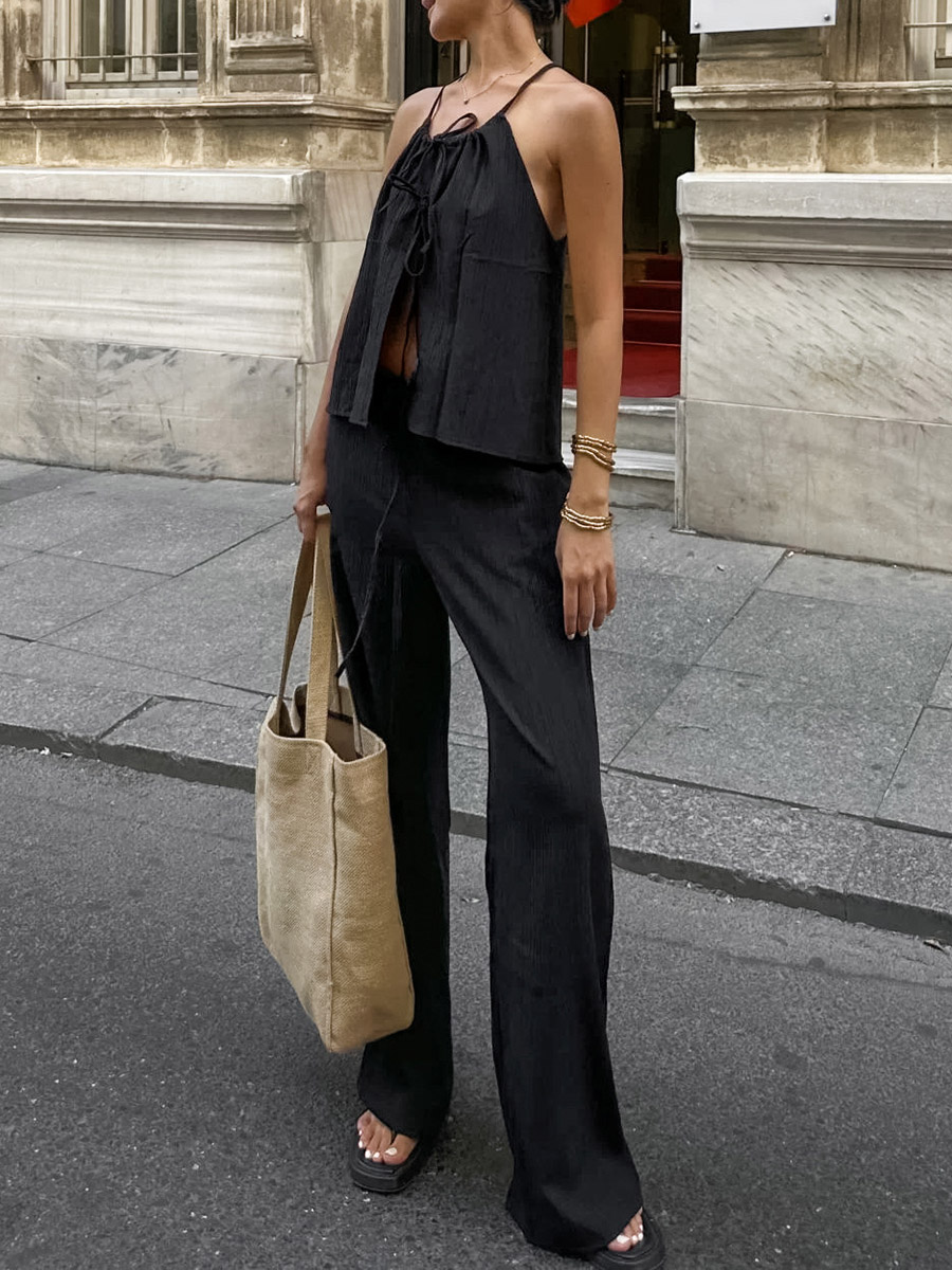 2026 Women Two Piece Set Women - Linen Pant Wide incelemesi ve fiyatı