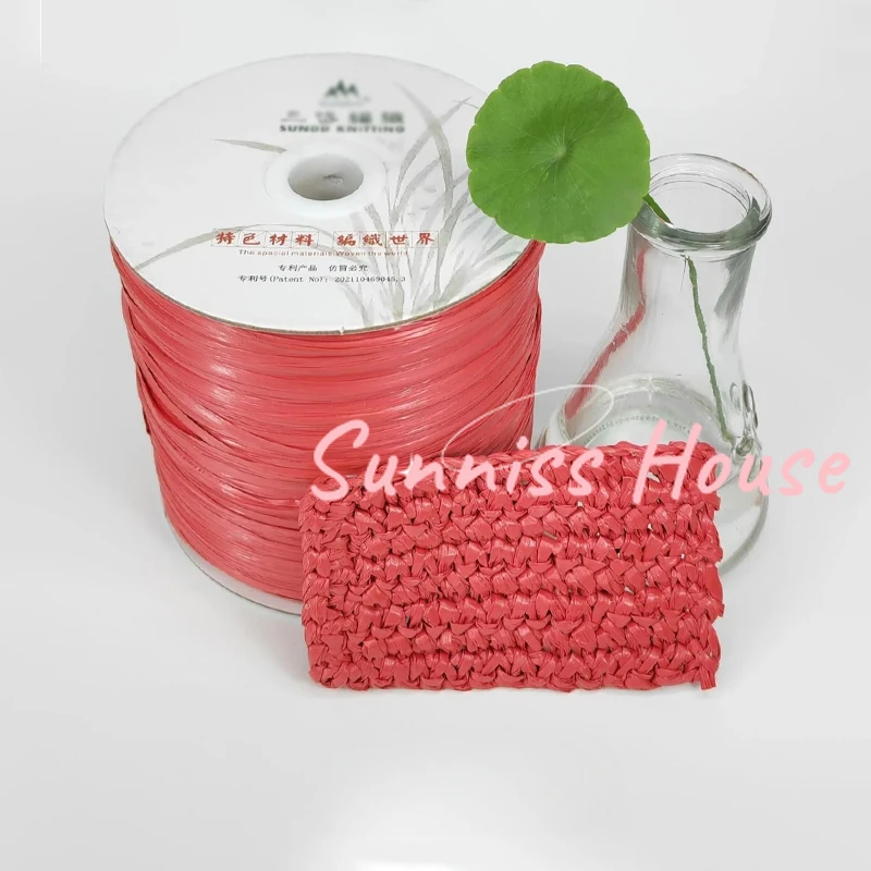600M Matte Raffia Yarn，330g Ar - Crochet Bag Raffia incelemesi ve fiyatı