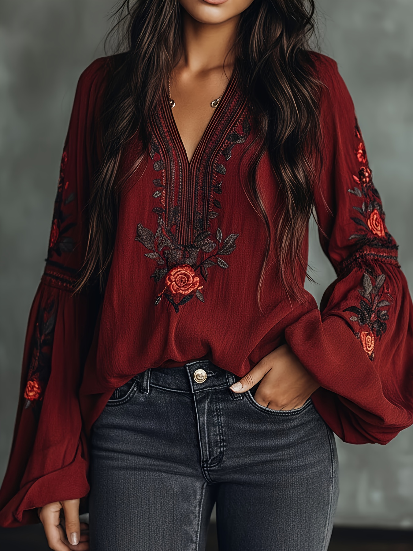 Women‘s Spring Blouse Retro Em - Blouse Off Shoulder incelemesi ve fiyatı