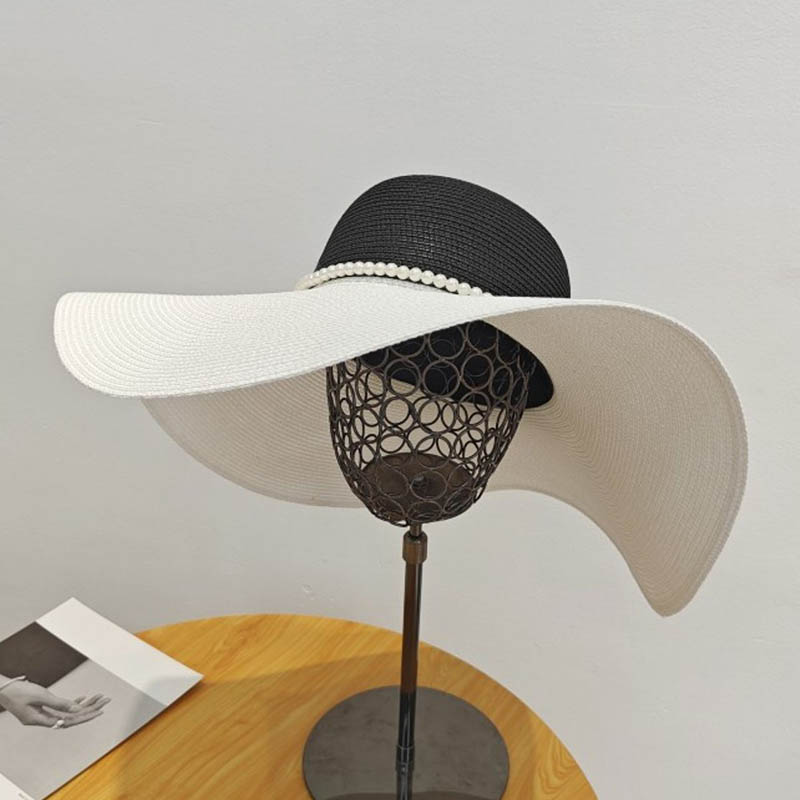 Two Tones Wide Brim Summer Hat - Hat Floppy Wide incelemesi ve fiyatı