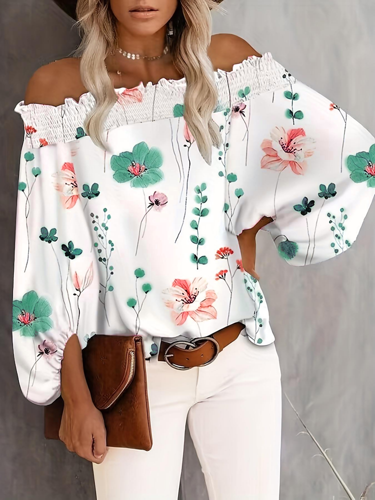 Plus Size New Women's Casual F - Blouse Off Shoulder incelemesi ve fiyatı