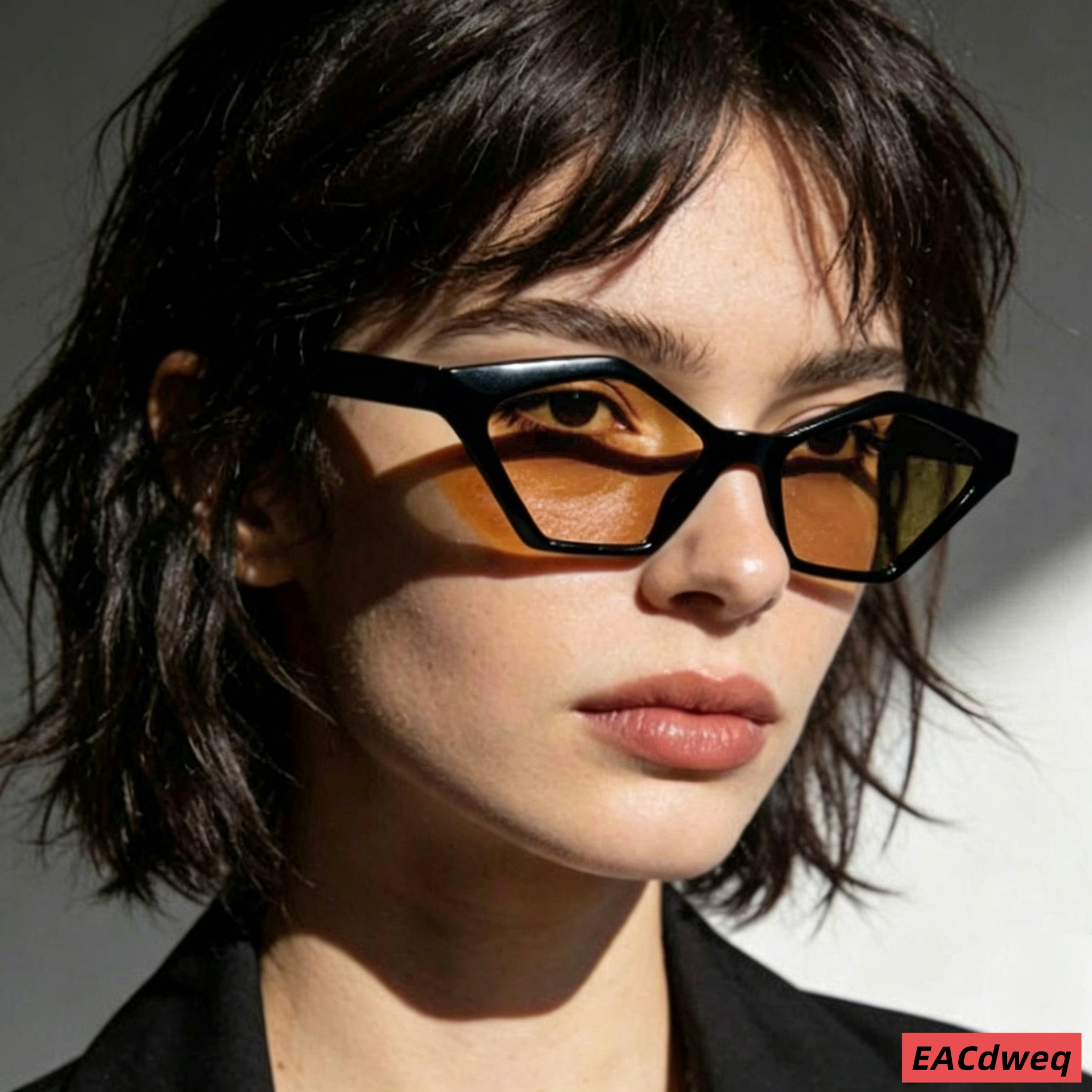 1Pc Retro Fashion Cat-Eye Narr - Sunglasses Cat Eye incelemesi ve fiyatı