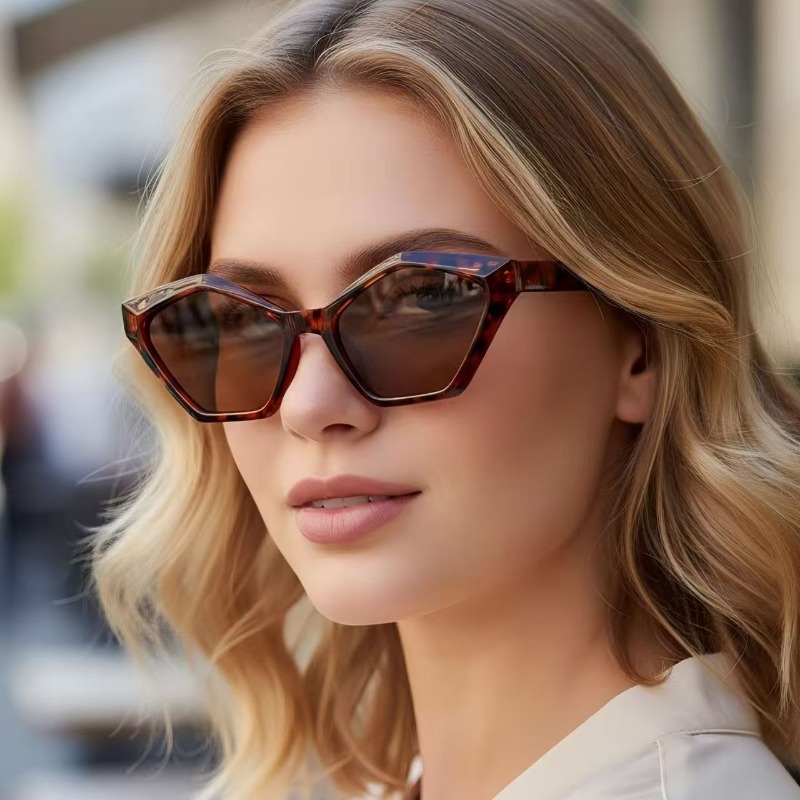 1Pc Retro Fashion Cat-Eye Narr - Sunglasses Cat Eye incelemesi ve fiyatı