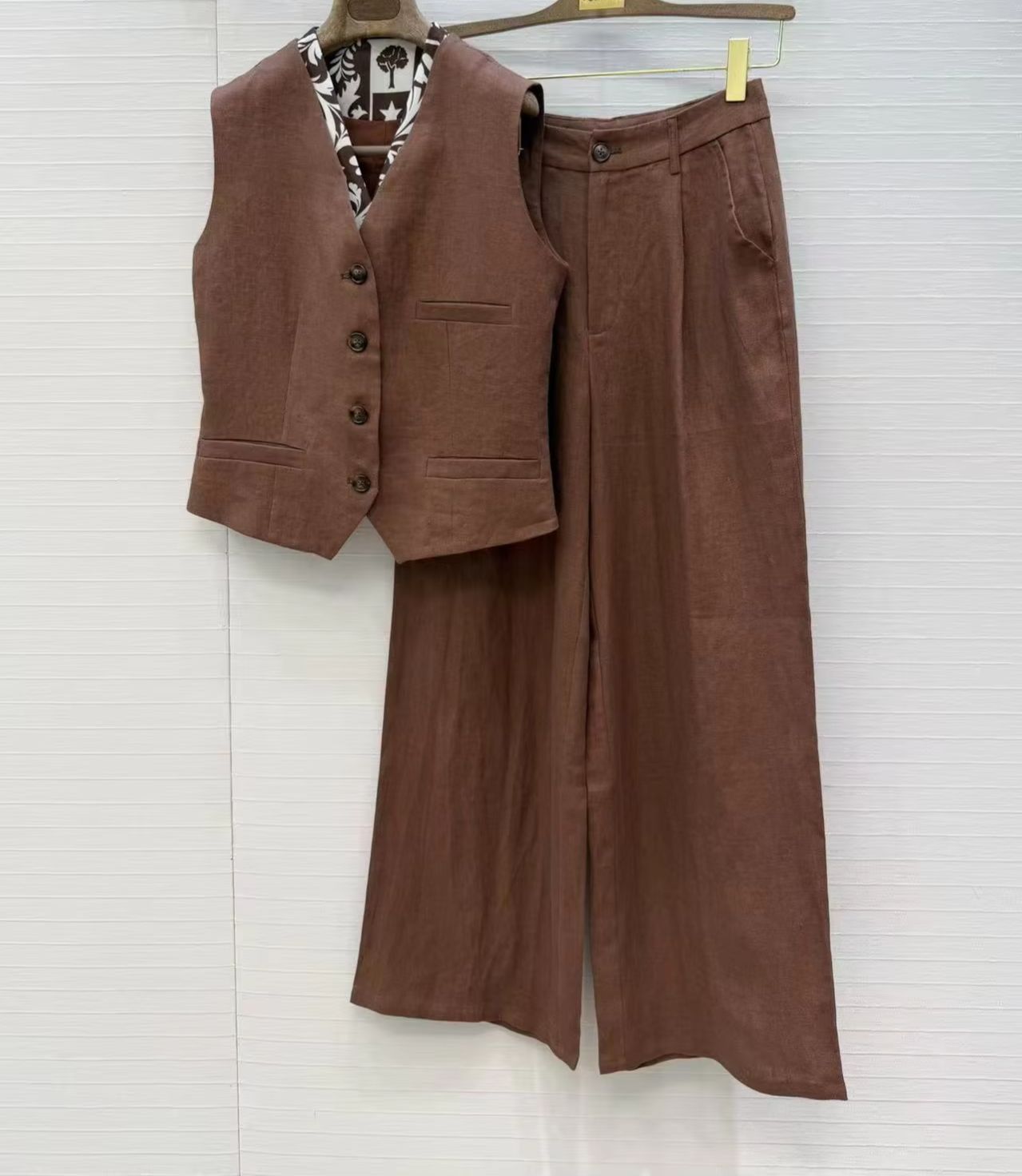 Old Man Qian's linen casual tw - Linen Pant Wide incelemesi ve fiyatı