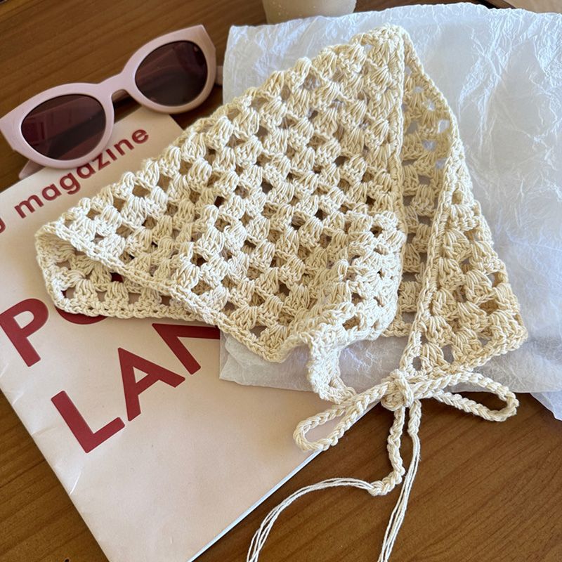Crochet Triangle Hair Scarf Ho - Headband Summer Knit incelemesi ve fiyatı