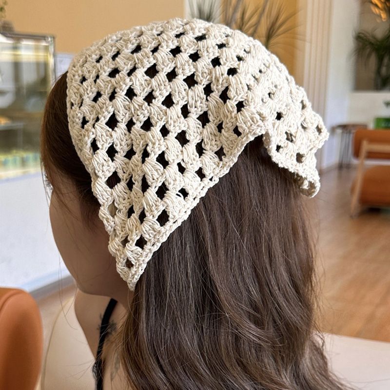 Crochet Triangle Hair Scarf Ho - Headband Summer Knit incelemesi ve fiyatı