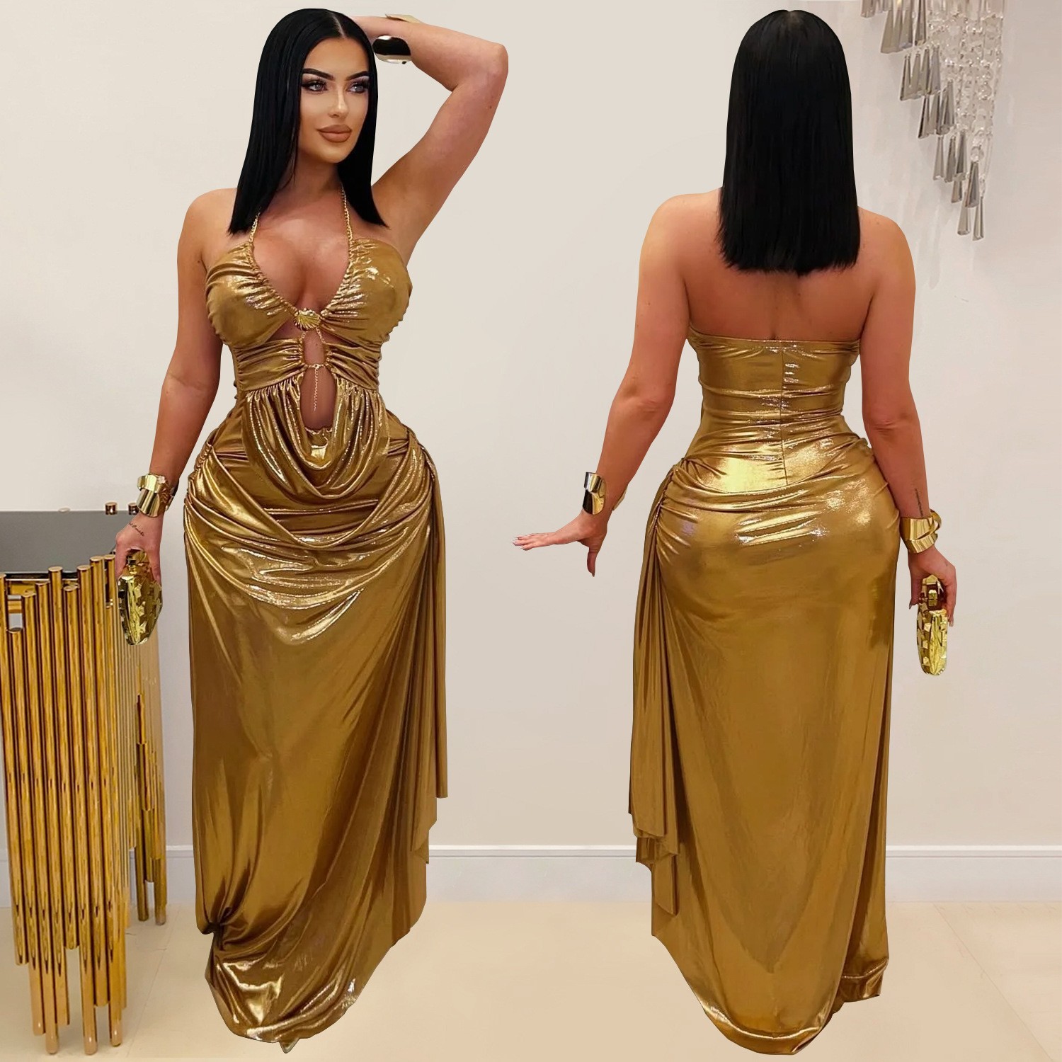 Prom Dress Evening Wedding Gue - Maxi Dress Halter incelemesi ve fiyatı