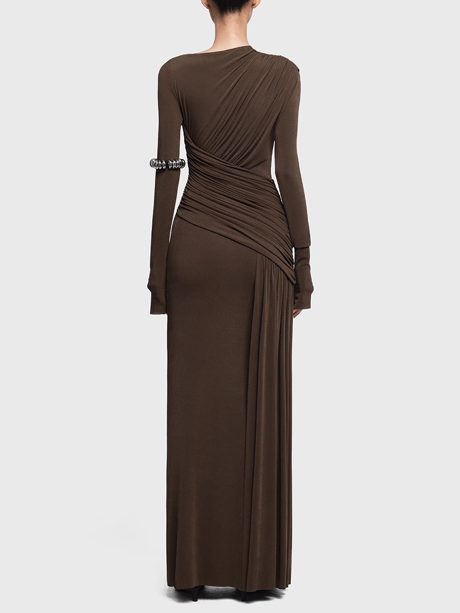 TWOTWINSTYLE Solid Slimming Dr - Linen Dress Wrap incelemesi ve fiyatı