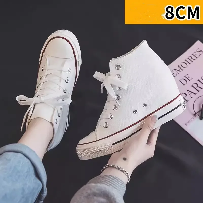 High 8cm Platform Canvas Shoes - Wedge Espadrille Women incelemesi ve fiyatı
