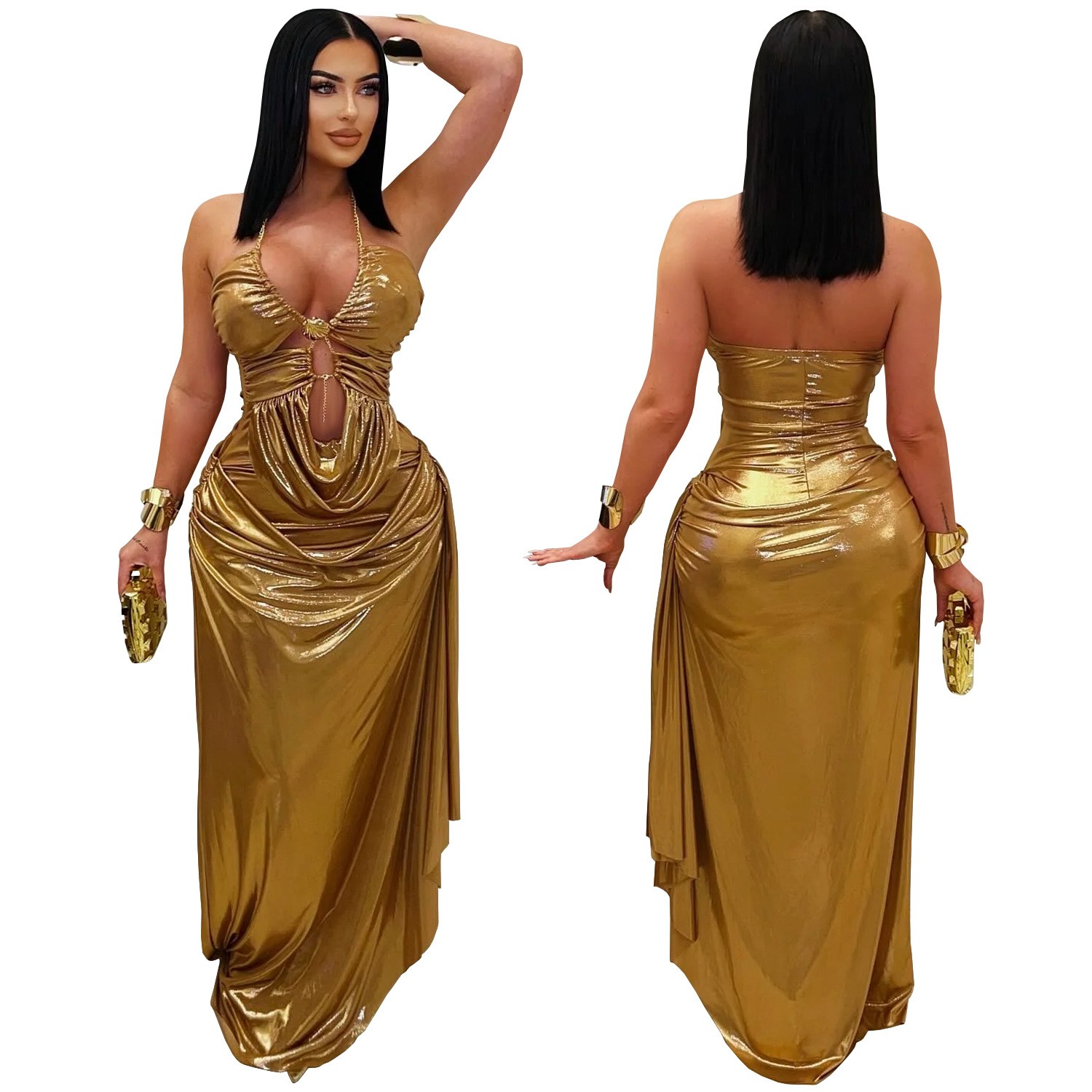 Wedding Guest Dress Evening Ha - Maxi Dress Halter incelemesi ve fiyatı
