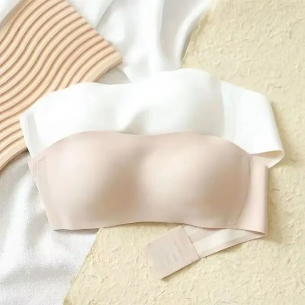 Solid Color Strapless Wrapped  - Bralette Triangle Set incelemesi ve fiyatı