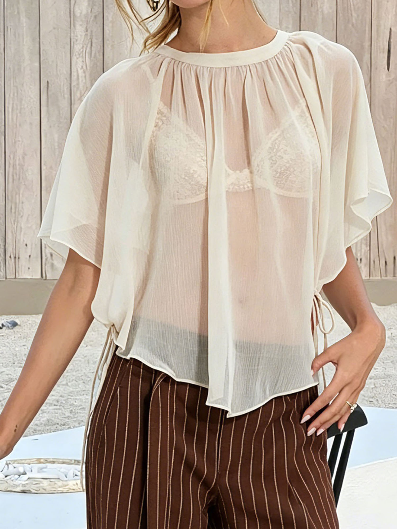Women s Sheer Lace Kimono Card - Kimono Sheer Floral incelemesi ve fiyatı