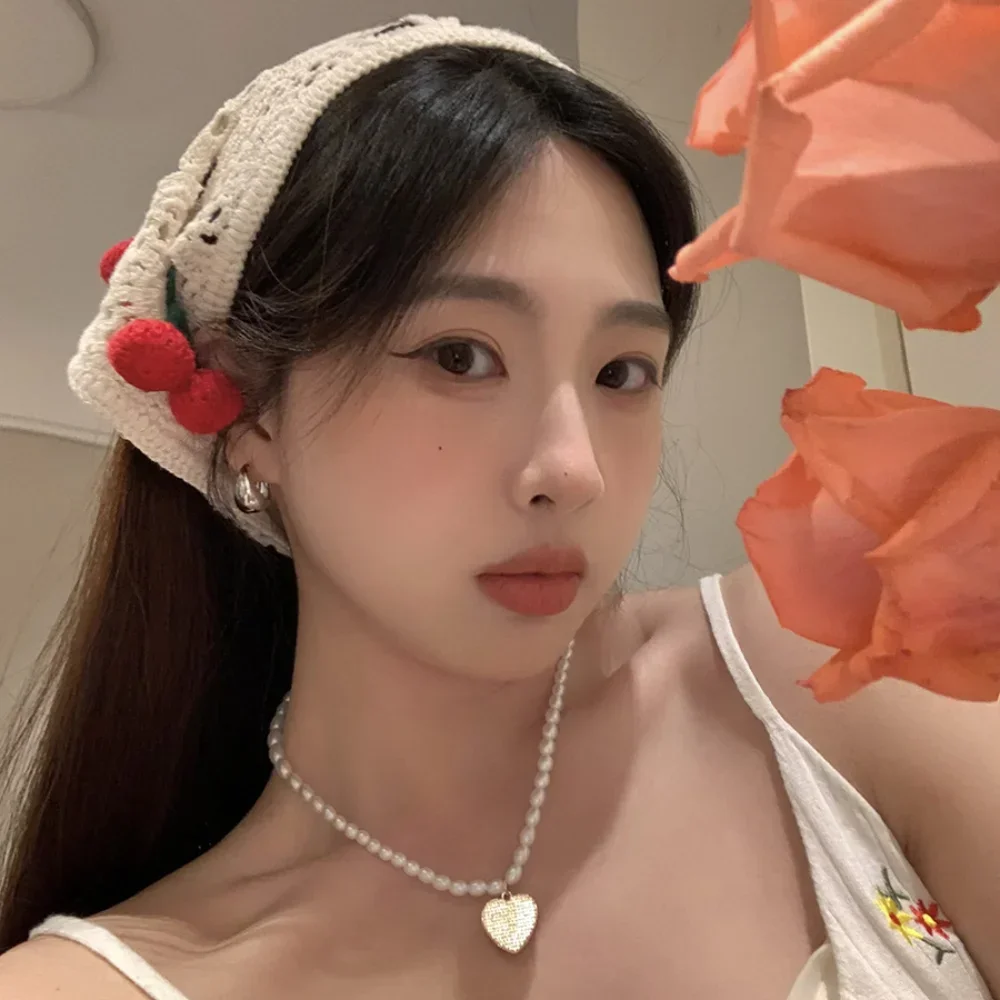 Sweet French Pastoral Style Tr - Headband Summer Knit incelemesi ve fiyatı
