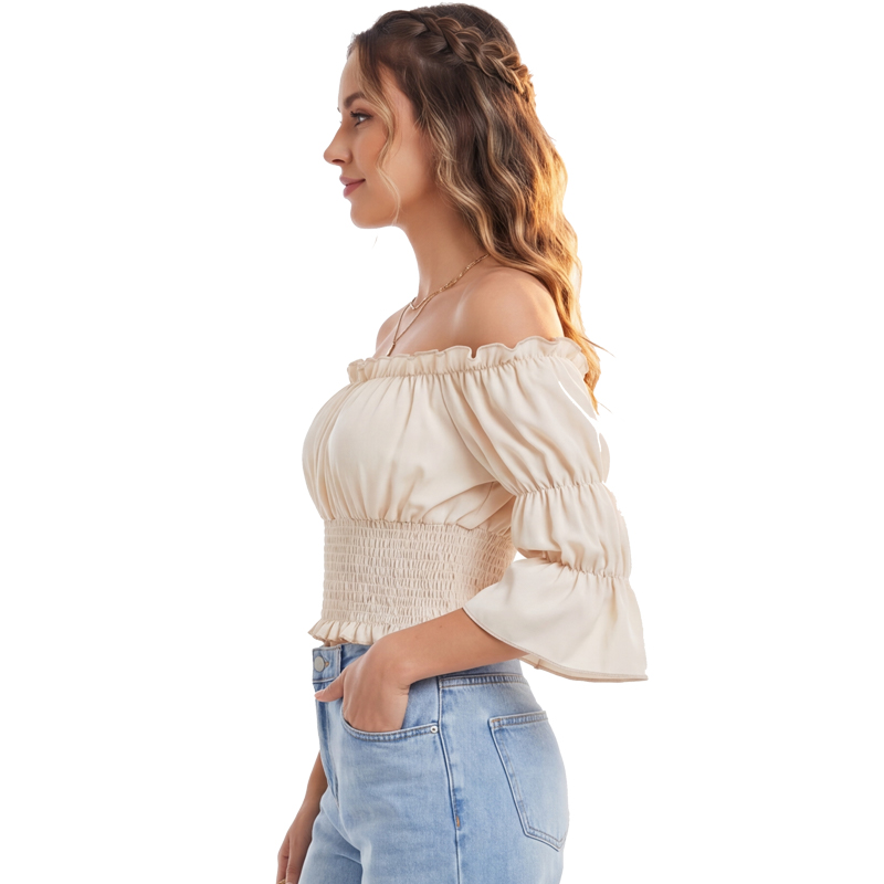 Renaissance Blouse Women Top w - Blouse Off Shoulder incelemesi ve fiyatı
