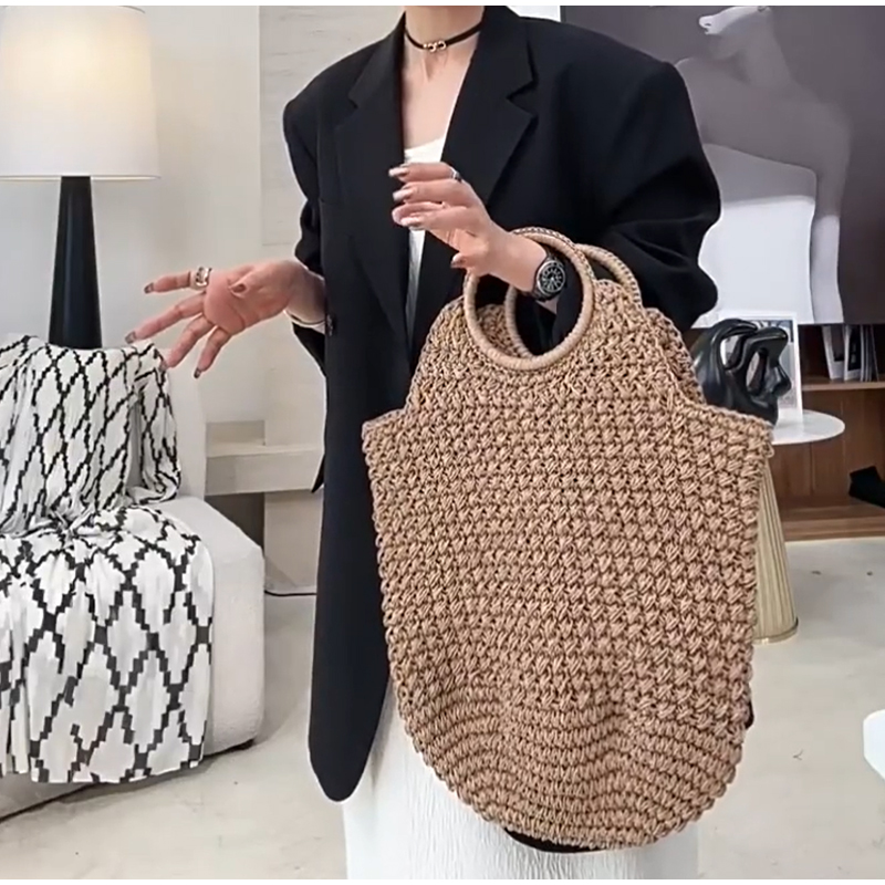 Popular Russian Woven Clutch H - Crochet Bag Raffia incelemesi ve fiyatı