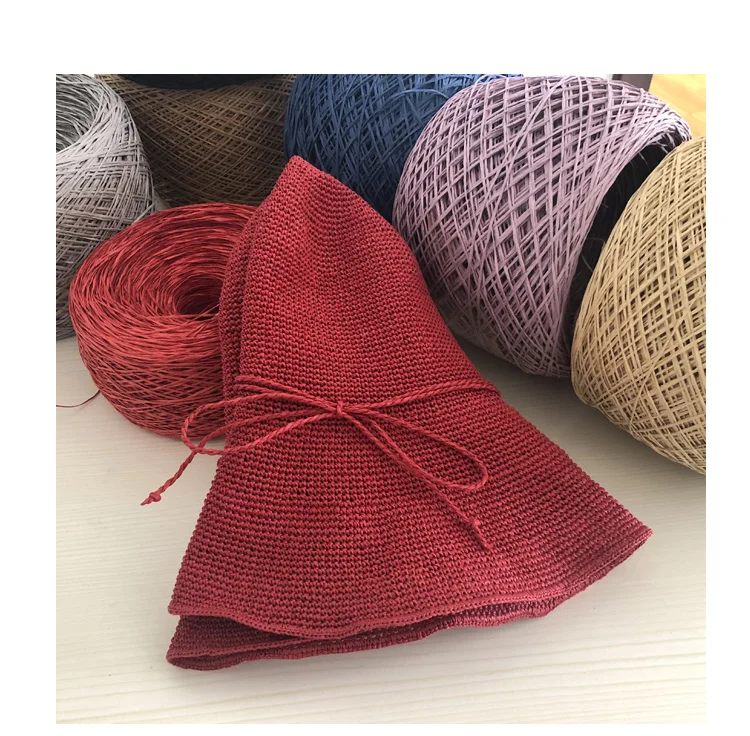 250g Thin Raffia Yarn Paper Gr - Crochet Bag Raffia incelemesi ve fiyatı