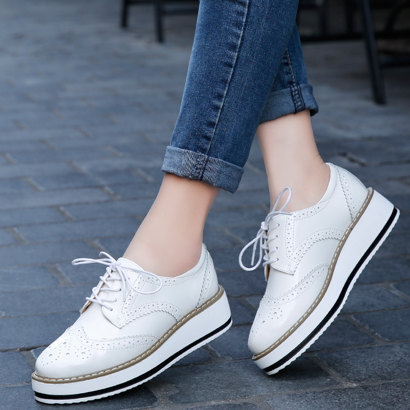 Women Loafers Shoes Leather Th - Wedge Espadrille Women incelemesi ve fiyatı