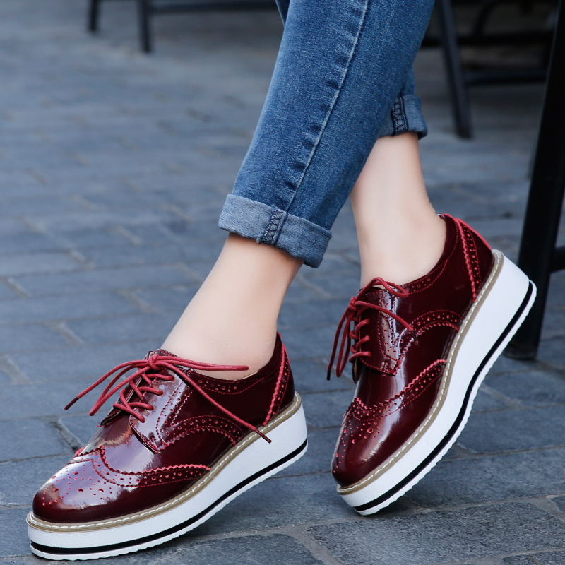 Women Loafers Shoes Leather Th - Wedge Espadrille Women incelemesi ve fiyatı